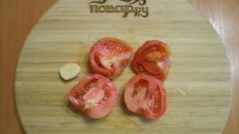 зеленый коктейль с помидорами