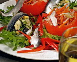 Испанский летний салат