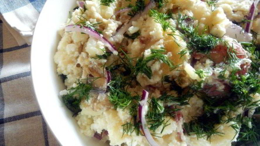 Рецепт итальянского кремового картофельного салата