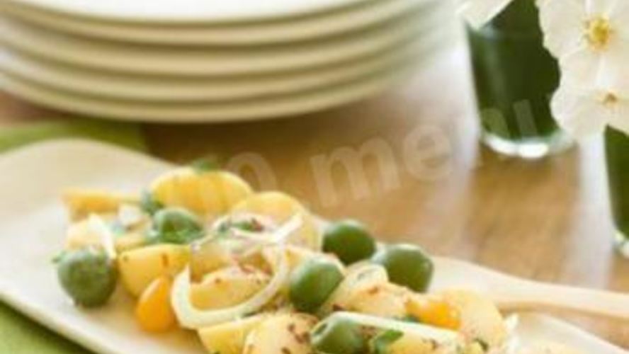 Рецепт картофельного салата по-гречески с оливками
