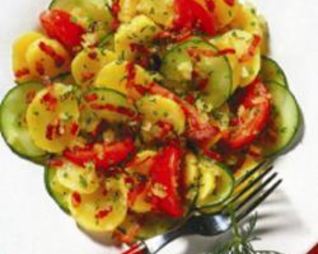 Картофельный салат с беконом