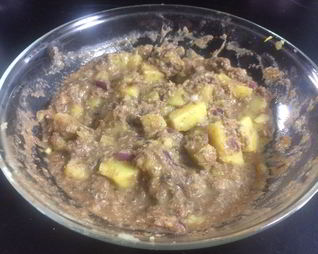 Картофельный салат с килькой