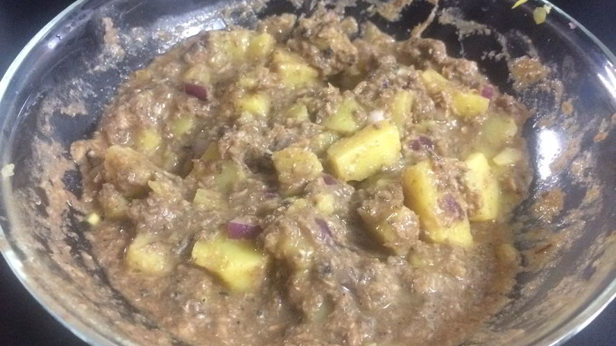 Рецепт картофельного салата с килькой