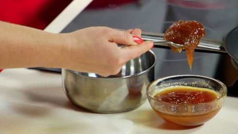 картофельный салат с лисичками