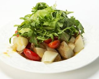 Картофельный салат с облепиховой заправкой