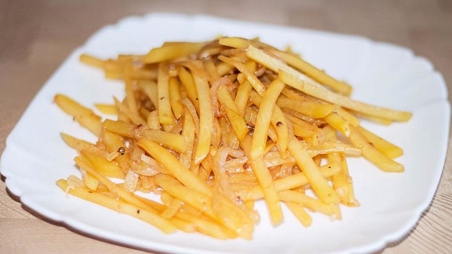 Рецепт корейского картофельного салата камди ча