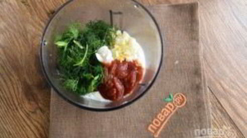 пряный картофельный салат с укропом