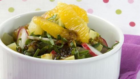 салат картофельный с авокадо