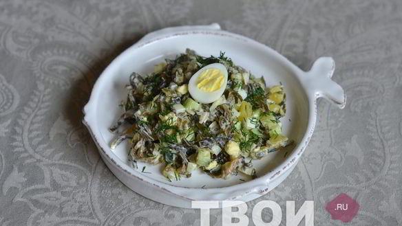 Рецепт Салата с картофелем и морской капустой