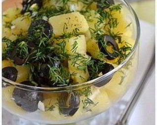 Салат с картофелем