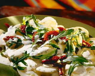 Зеленый картофельный салат