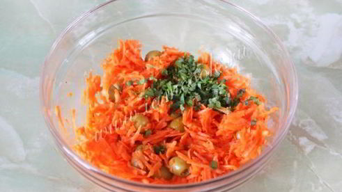 морковный марокканский салат