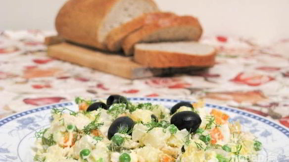 Рецепт Оливье французский