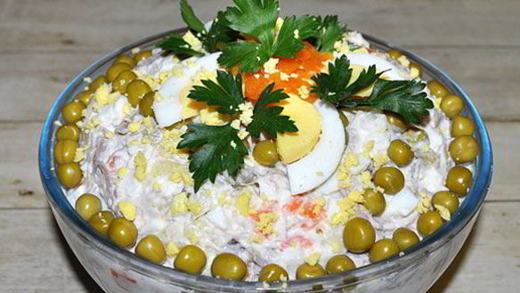 Рецепт Оливье с индейкой — самого вкусного