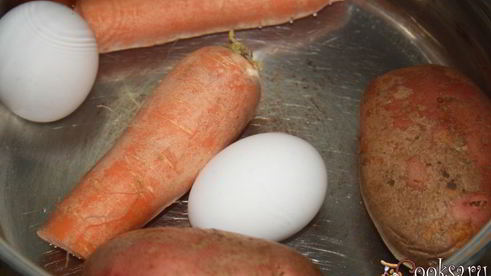 оливье с куриной грудкой