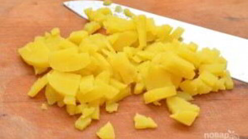 оливье с языком