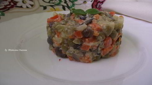постный салат оливье