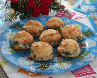 Профитроли с Оливье