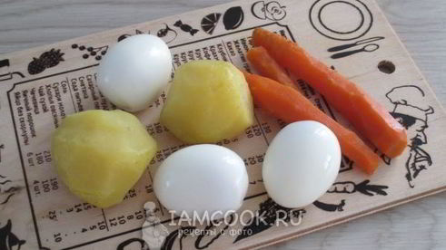 профитроли с оливье