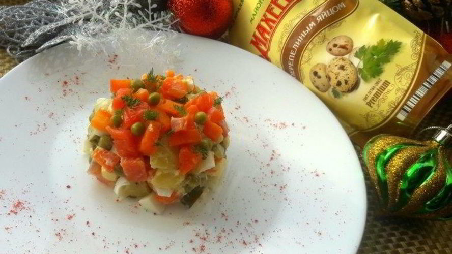 Рецепт рыбного оливье