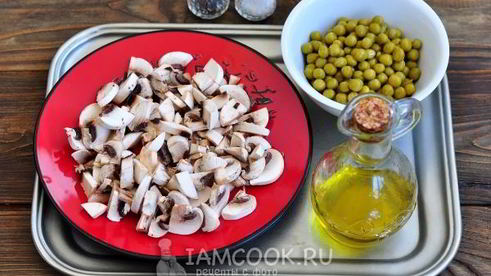 салат оливье без мяса и колбасы