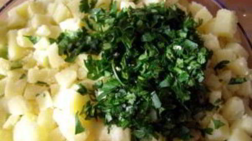 салат оливье с грибами