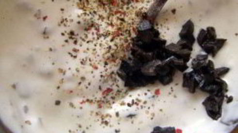 салат оливье с грибами