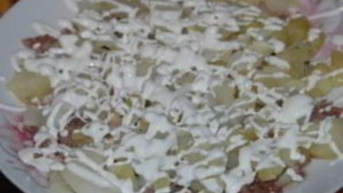 салат оливье со сметаной