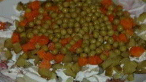 салат оливье со сметаной