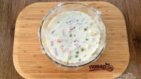 салат-желе оливье