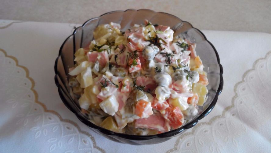 Рецепт советского оливье