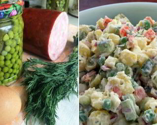 Заготовка для оливье