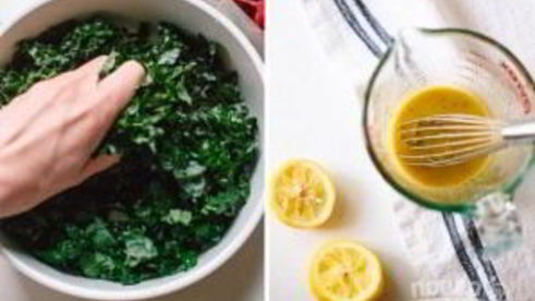 оригинальный салат с клубникой