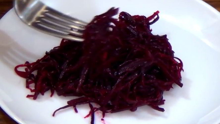Рецепт острого свекольного салата