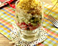 Салаты с кальмарами