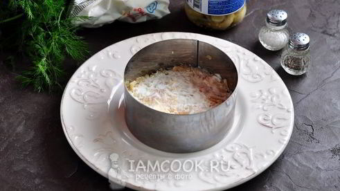 салат грибная поляна с шампиньонами