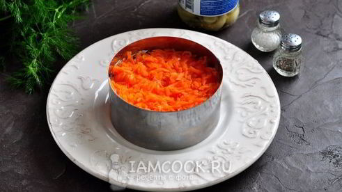 салат грибная поляна с шампиньонами