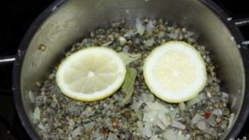 салат из чечевицы с овощами