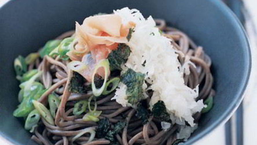 Рецепт салата из лапши соба