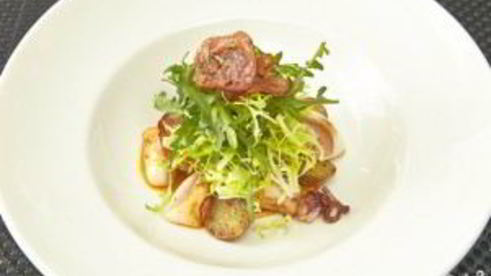 салат из молодых осьминогов