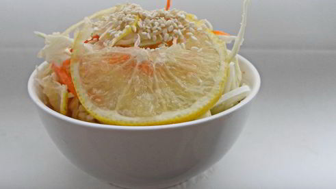 салат из моркови, капусты и яблока