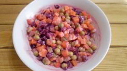 салат к вареникам