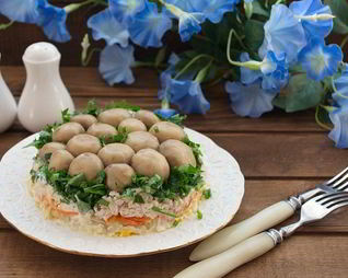 Салат Лесная полянка