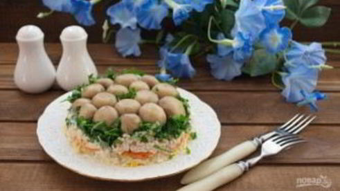 салат лесная полянка