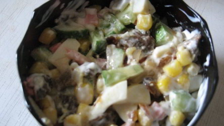 Рецепт салата лесник