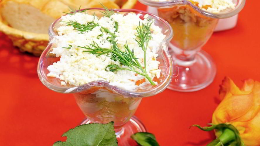 Рецепт салата мимоза с горбушей