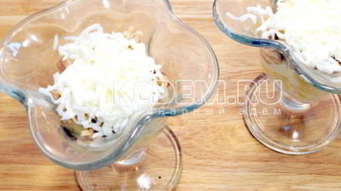 салат мимоза с горбушей