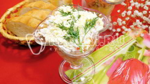 салат мимоза с горбушей