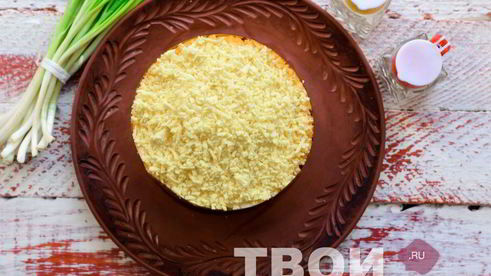 салат мимоза с сыром