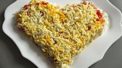 салат моей половинке